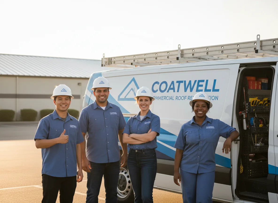 Commercial roof coating company in Williamson, IA